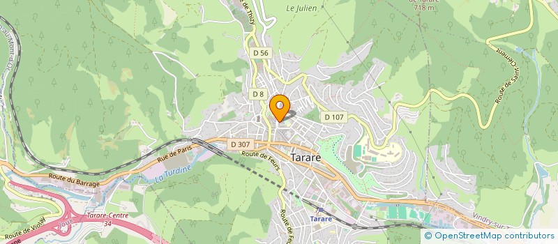 localisation de l'entreprise SARL LUNET MOD FRANCE INTERNATIONAL à TARARE