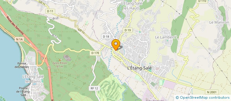 localisation de l'entreprise SARL LUNETTE ET MOI  L'ETANG-SALE