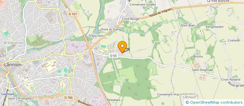 localisation de l'entreprise SARL LUNGU  LANNION