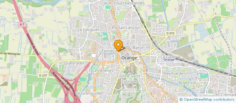 localisation de l'entreprise SARL LUSIS BATS  ORANGE