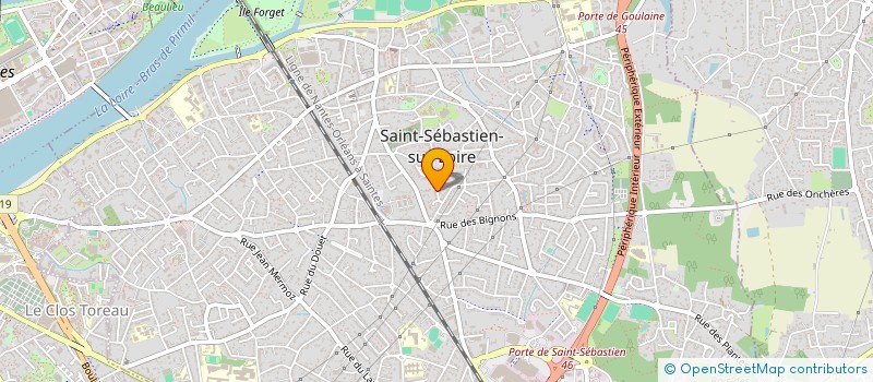 localisation de l'entreprise SARL LUSO MACONNERIE  SAINT-SEBASTIEN-SUR-LOIRE