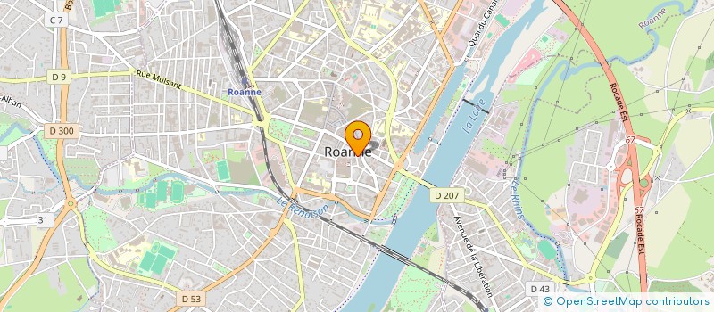 localisation de l'entreprise SARL LUX  ROANNE