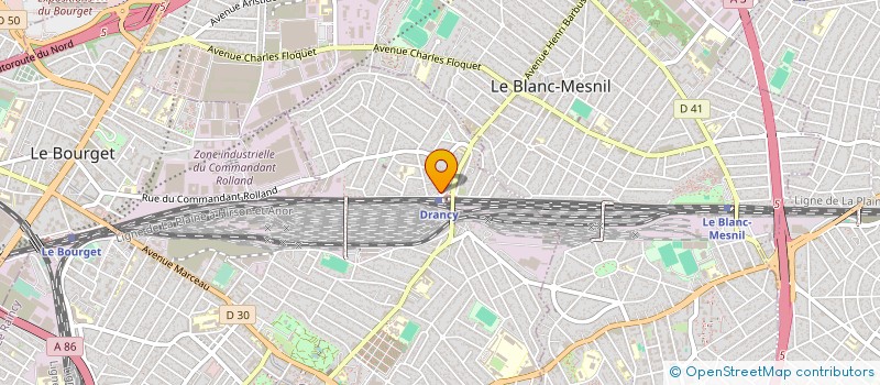 localisation de l'entreprise SARL LUXSOR  DRANCY