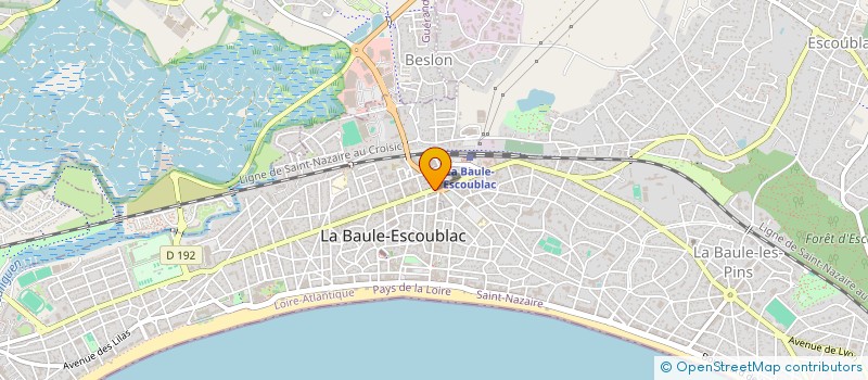 localisation de l'entreprise SARL LVRC à LA BAULE-ESCOUBLAC