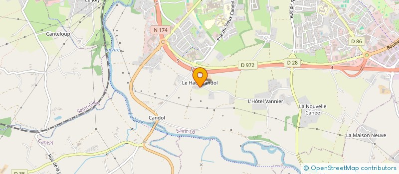 localisation de l'entreprise SARL LYAOUANC PERE ET FILS  SAINT-LO