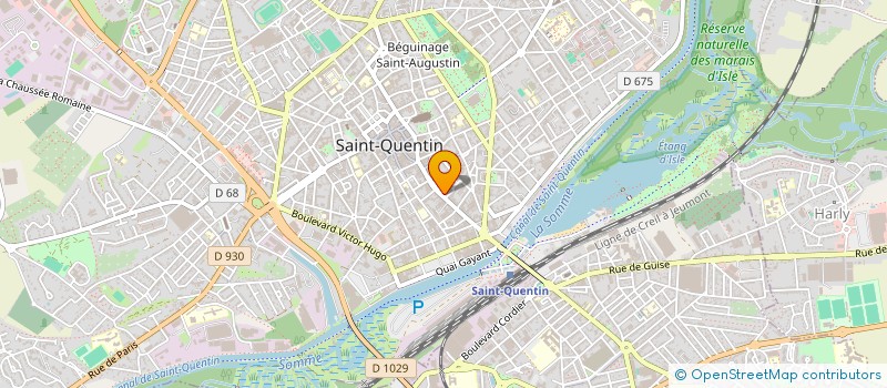 localisation de l'entreprise SARL LYDIA à SAINT-QUENTIN