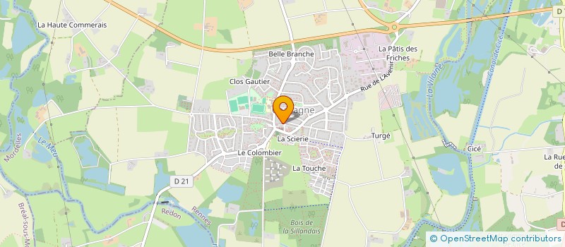 localisation de l'entreprise SARL LYDO à CHAVAGNE