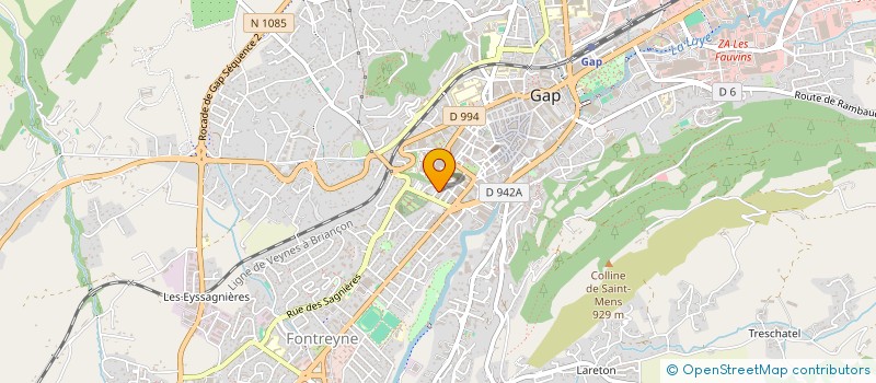 localisation de l'entreprise SARL LYE FORMATION à GAP