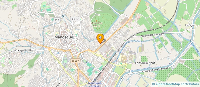 localisation de l'entreprise SARL LYLIAN OGIEZ à MANOSQUE
