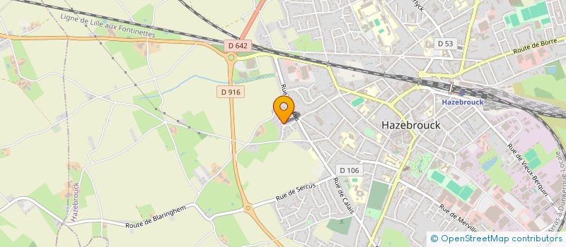 localisation de l'entreprise SARL LYMAGINE  HAZEBROUCK