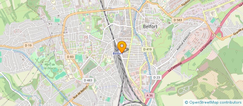localisation de l'entreprise SARL LYNA à BELFORT