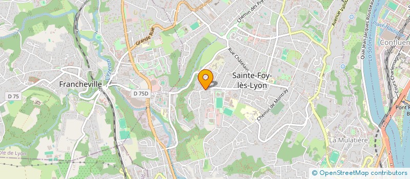 localisation de l'entreprise SARL LYON OUEST SERVICES IMMOBILIERS à SAINTE-FOY-LES-LYON