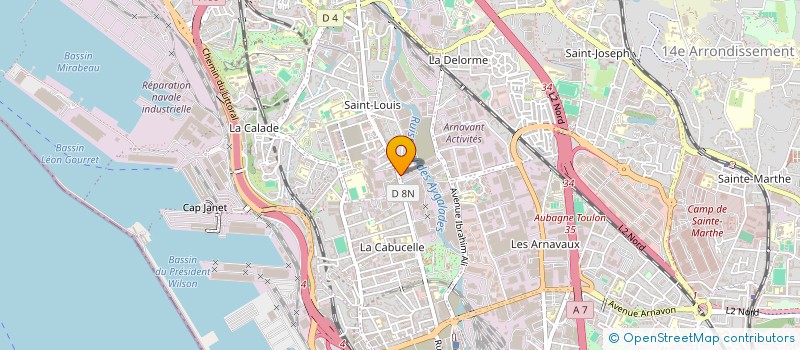 localisation de l'entreprise SARL LYON PRIMEUR à MARSEILLE