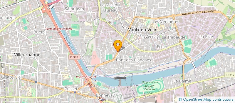 localisation de l'entreprise SARL LYONNAISE DE LIVRAISON DE REPAS à VAULX-EN-VELIN