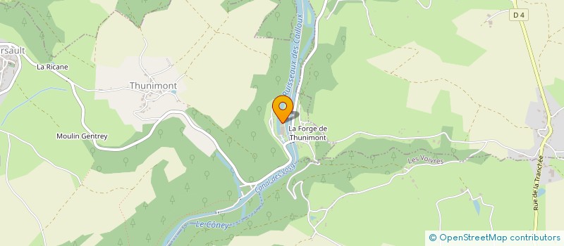 localisation de l'entreprise SARL LYONNET FRANCOIS  AILLEVILLERS-ET-LYAUMONT