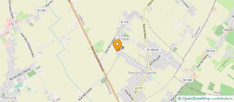 localisation de l'entreprise SARL LYS-AUTO-ECOLE  NEUVE-CHAPELLE