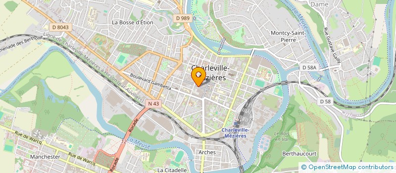 localisation de l'entreprise SARL LYSAROME  CHARLEVILLE-MEZIERES