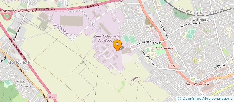 localisation de l'entreprise SARL M 2 A à LIEVIN