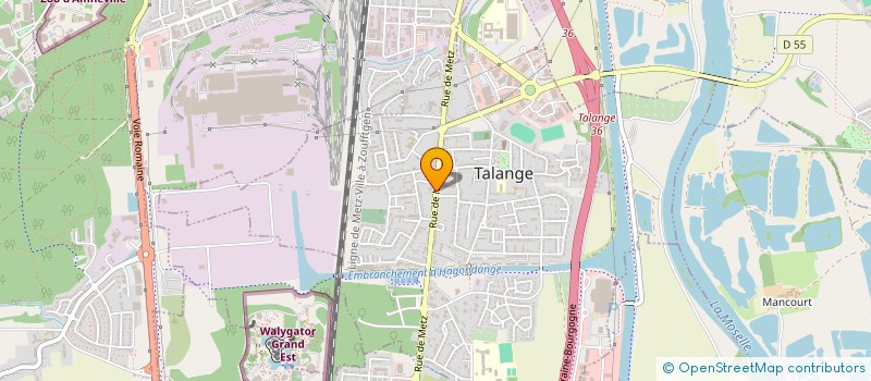 localisation de l'entreprise SARL M 3 à TALANGE