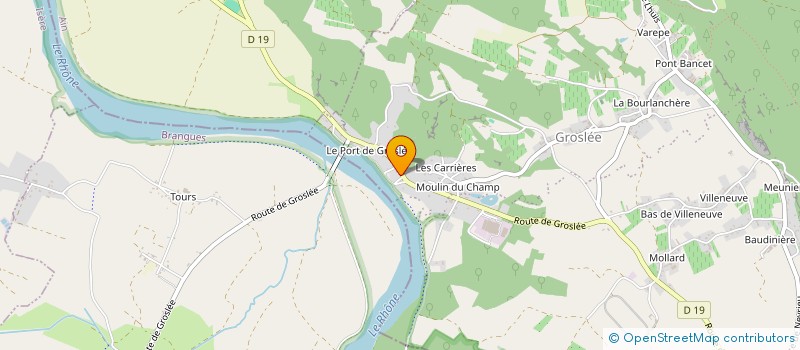 localisation de l'entreprise SARL M 3 EUROPE  MURS-ET-GELIGNIEUX