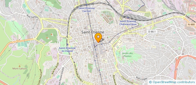 localisation de l'entreprise SARL M.A.O. à SAINT-ETIENNE