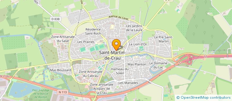 localisation de l'entreprise SARL M.A SERVICES à SAINT MARTIN DE CRAU