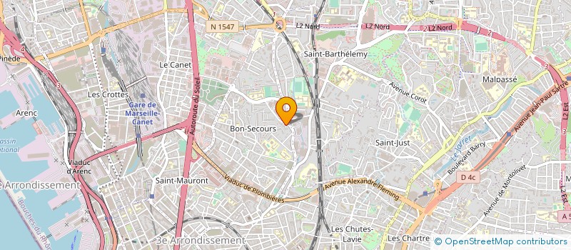 localisation de l'entreprise SARL M A T  MARSEILLE