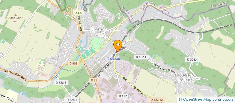 localisation de l'entreprise SARL M.B. à EPERNON