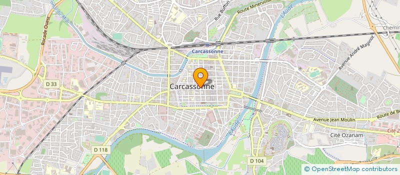 localisation de l'entreprise SARL M.B.  CARCASSONNE