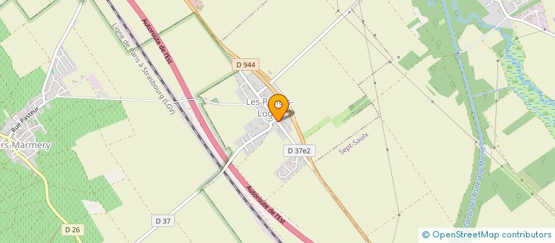 localisation de l'entreprise SARL M.B.A.  LES PETITES-LOGES