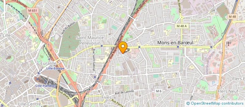 localisation de l'entreprise SARL M.B BATIMENT à LILLE