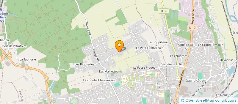 localisation de l'entreprise SARL M B DIFFUSION à VENDOME