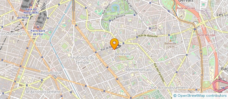 localisation de l'entreprise SARL M.B.G.  PARIS