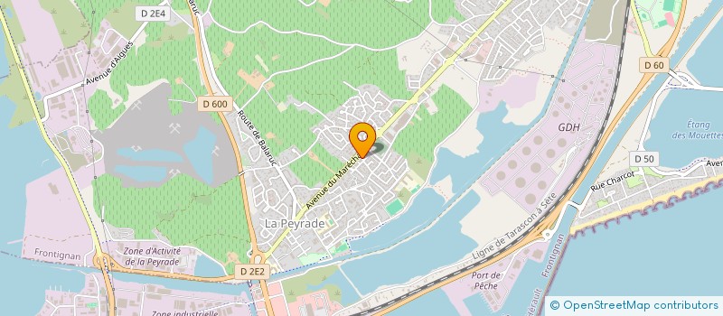 localisation de l'entreprise SARL M & C à FRONTIGNAN