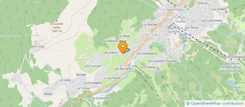 localisation de l'entreprise SARL M.C  LES GETS