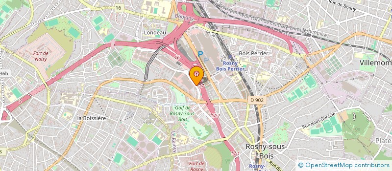 localisation de l'entreprise SARL M C E à ROSNY-SOUS-BOIS