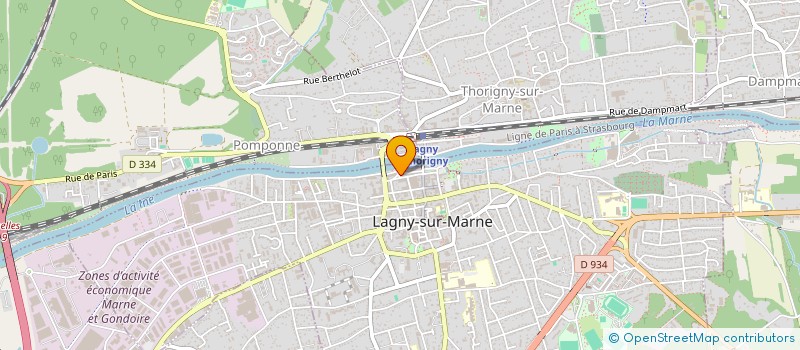 localisation de l'entreprise SARL M C F à LAGNY-SUR-MARNE