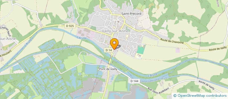 localisation de l'entreprise SARL M.C.H  VAILLY-SUR-AISNE