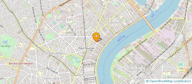 localisation de l'entreprise SARL M.C.I. SCE MAINTENANCE CONSEIL INFO à BORDEAUX