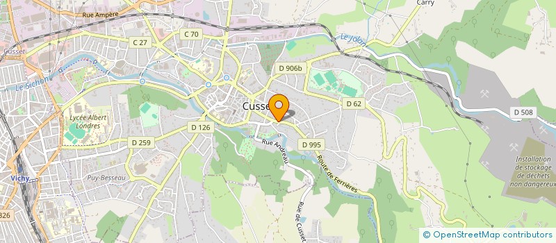 localisation de l'entreprise SARL M C K à CUSSET