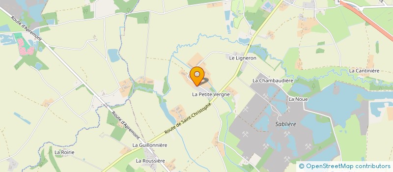 localisation de l'entreprise SARL M.C.O.M à SAINT-CHRISTOPHE-DU-LIGNERON