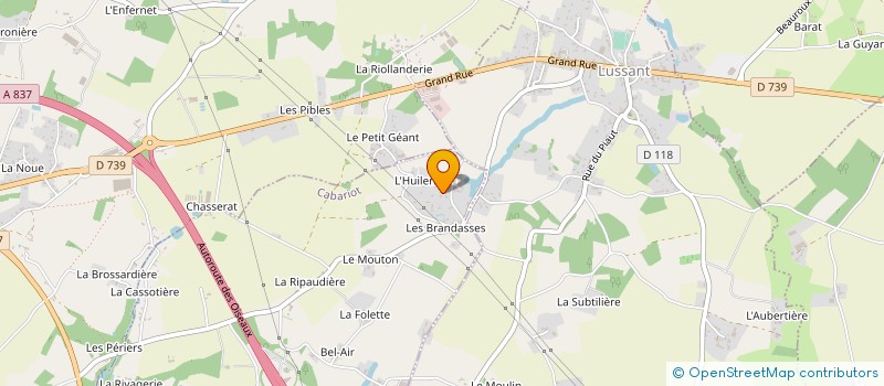 localisation de l'entreprise SARL M C P M C  CABARIOT