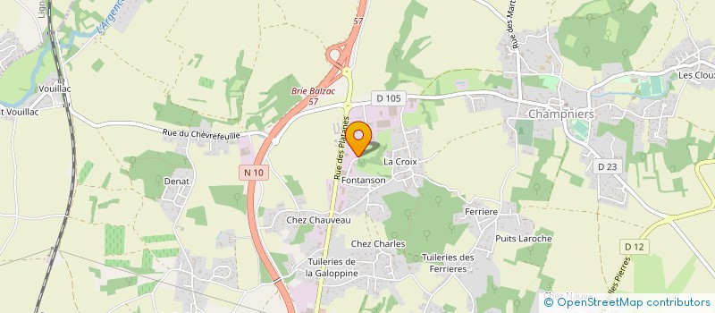 localisation de l'entreprise SARL M C T I à CHAMPNIERS