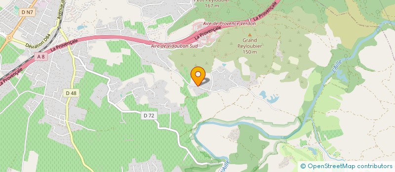 localisation de l'entreprise SARL M.C TEC FRANCE  VIDAUBAN