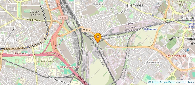 localisation de l'entreprise SARL M.C.Y PROSPECT à LILLE