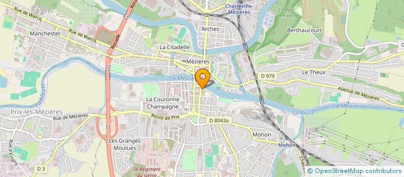 localisation de l'entreprise SARL M.CORP à CHARLEVILLE-MEZIERES