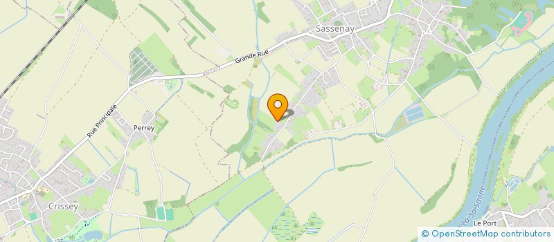 localisation de l'entreprise SARL M. CORREIA  SASSENAY