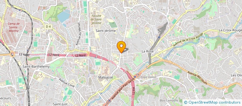 localisation de l'entreprise SARL M.D à MARSEILLE