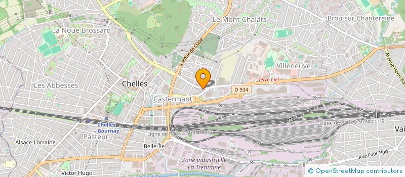 localisation de l'entreprise SARL M.D AUTO à CHELLES