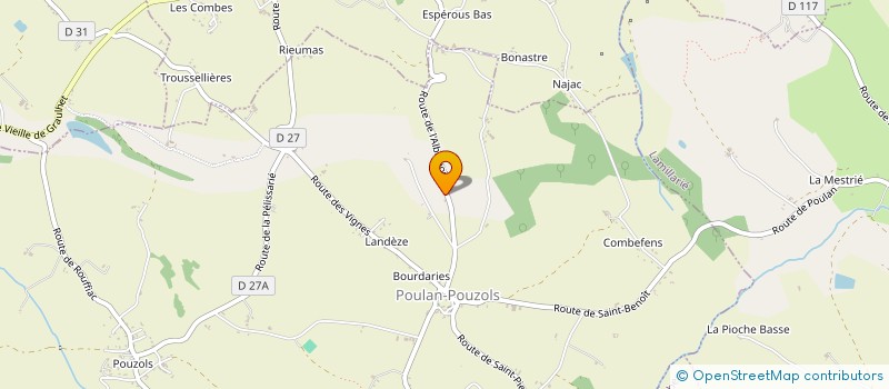 localisation de l'entreprise SARL M.D.L.  PUYGOUZON